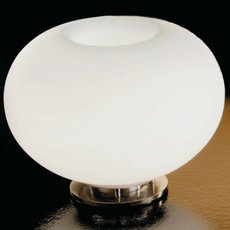 Настольная лампа с арматурой хрома цвета, плафонами белого цвета IDL 9015/1LP