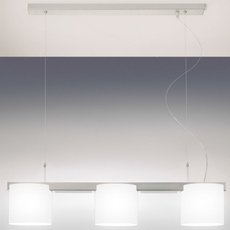 Светильник с стеклянными плафонами белого цвета IDL 9002/3S