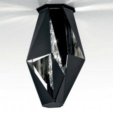Светильник с арматурой чёрного цвета, плафонами чёрного цвета IDL 476/4PF