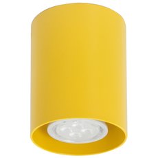 Точечный светильник с плафонами жёлтого цвета АртПром Tubo P1 16