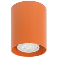 Точечный светильник с плафонами оранжевого цвета АртПром Tubo P1 17