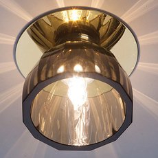 Точечный светильник с плафонами янтарного цвета KORRIDA JA 028TE
