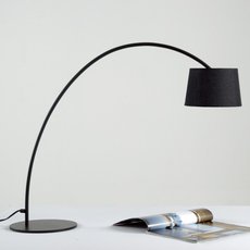 Настольная лампа с арматурой чёрного цвета, плафонами чёрного цвета Padana Lampadari 714/LTA-NE