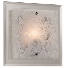Настенно-потолочный светильник с стеклянными плафонами белого цвета Silver Light 818.27.1