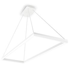 Светильник с арматурой белого цвета, пластиковыми плафонами Leds-C4 00-4876-BW-M3