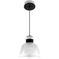 Светильник с арматурой чёрного цвета, пластиковыми плафонами Leds-C4 00-4942-14-M2