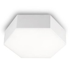 Настенно-потолочный светильник с арматурой белого цвета, плафонами белого цвета Leds-C4 15-1950-BW-M1