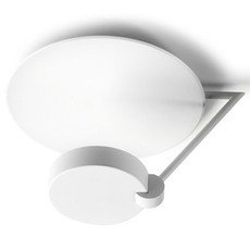 Светильник с арматурой белого цвета, металлическими плафонами Leds-C4 15-3231-BW-BW