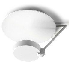 Светильник с арматурой белого цвета, металлическими плафонами Leds-C4 15-4785-BW-BW