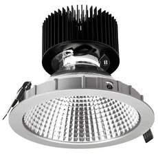 Точечный светильник с арматурой серого цвета, плафонами серого цвета Leds-C4 90-2980-N3-37