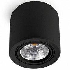 Точечный светильник с арматурой чёрного цвета, стеклянными плафонами Leds-C4 90-2991-60-OE
