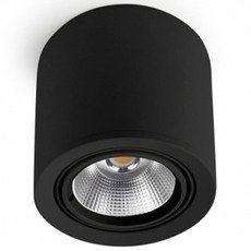 Точечный светильник с арматурой чёрного цвета, стеклянными плафонами Leds-C4 90-2995-60-OU