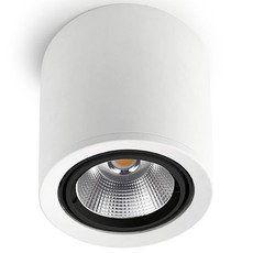 Точечный светильник с арматурой белого цвета Leds-C4 90-2998-14-OU