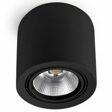 Точечный светильник с арматурой чёрного цвета, стеклянными плафонами Leds-C4 90-2999-60-OU