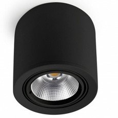 Точечный светильник с арматурой чёрного цвета, стеклянными плафонами Leds-C4 90-3204-60-OU