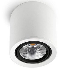 Точечный светильник с арматурой белого цвета, плафонами прозрачного цвета Leds-C4 90-3209-14-OE