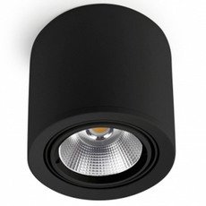 Точечный светильник с арматурой чёрного цвета, плафонами прозрачного цвета Leds-C4 90-3209-60-OE