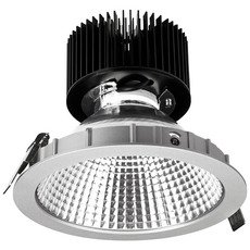Точечный светильник с арматурой серого цвета, плафонами серого цвета Leds-C4 90-3521-N3-37