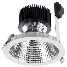 Точечный светильник с арматурой белого цвета, пластиковыми плафонами Leds-C4 90-4749-14-37