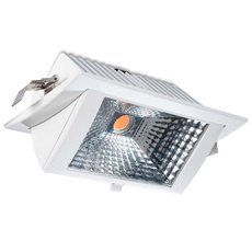Точечный светильник с арматурой белого цвета, плафонами прозрачного цвета Leds-C4 90-5139-14-37