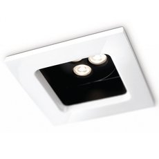 Точечный светильник с арматурой белого цвета, металлическими плафонами Philips 57971/31/16