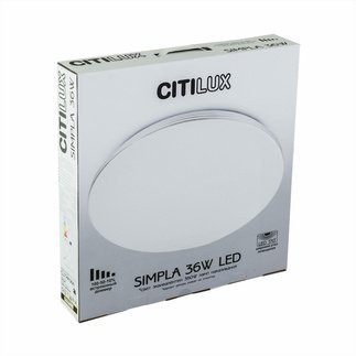 Potolochnyy svetodiodnyy svetilnik citilux simpla cl714r36n 1