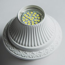 Точечный светильник с гипсовыми плафонами белого цвета SvDecor SV 7140