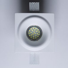 Точечный светильник с гипсовыми плафонами белого цвета SvDecor SV 7419
