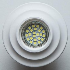 Точечный светильник с гипсовыми плафонами белого цвета SvDecor SV 7136