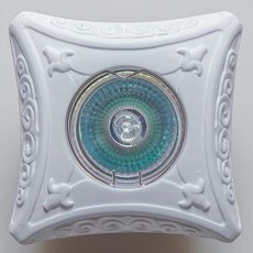 Точечный светильник с гипсовыми плафонами белого цвета SvDecor SV 7070