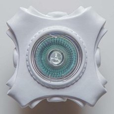 Точечный светильник с арматурой белого цвета, плафонами белого цвета SvDecor SV 7071
