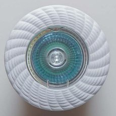 Точечный светильник с арматурой белого цвета, гипсовыми плафонами SvDecor SV 7089