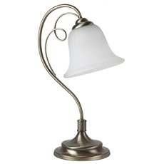Настольная лампа с плафонами белого цвета Colosseo 82803/1T