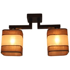 Светильник с плафонами коричневого цвета Дубравия 191-43-22