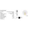 Светильник для магнитных шинных систем Donolux DL18781/01M White