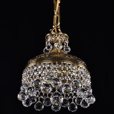 Светильник с хрустальными плафонами прозрачного цвета Bohemia Ivele Crystal 1778/20/GB/Balls
