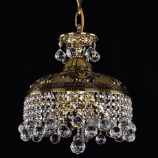 Светильник с хрустальными плафонами прозрачного цвета Bohemia Ivele Crystal 1778/30/GB/Balls