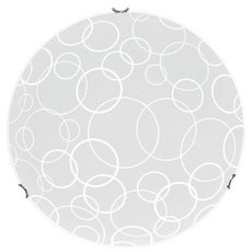 Настенно-потолочный светильник с стеклянными плафонами белого цвета Spot Light 4243102