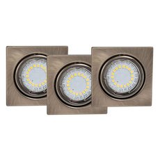 Точечный светильник с арматурой бронзы цвета, плафонами бронзы цвета Spot Light 2305311