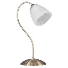 Настольная лампа с арматурой бронзы цвета, плафонами белого цвета Spot Light 7529111