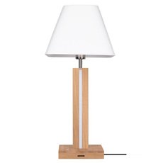 Настольная лампа с текстильными плафонами белого цвета Spot Light 7451174