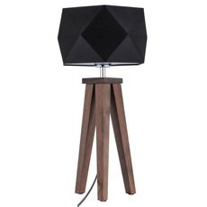 Настольная лампа с текстильными плафонами чёрного цвета Spot Light 6835976