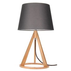 Настольная лампа с арматурой коричневого цвета, текстильными плафонами Spot Light 6514170