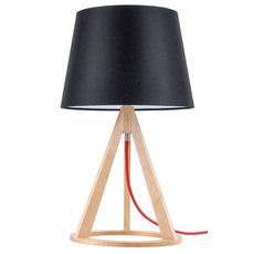 Настольная лампа с текстильными плафонами чёрного цвета Spot Light 6515660