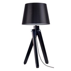 Настольная лампа с текстильными плафонами чёрного цвета Spot Light 6315404