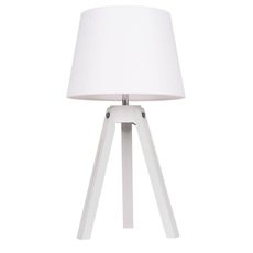 Настольная лампа с текстильными плафонами белого цвета Spot Light 6111002