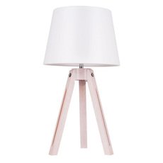 Настольная лампа с текстильными плафонами белого цвета Spot Light 6111032
