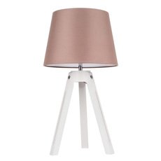 Настольная лампа с арматурой белого цвета, плафонами коричневого цвета Spot Light 6113002