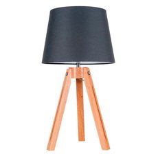 Настольная лампа с арматурой коричневого цвета, текстильными плафонами Spot Light 6114070