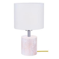 Настольная лампа с текстильными плафонами белого цвета Spot Light 7081232